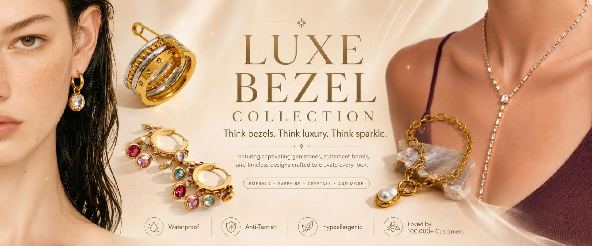 Radiate Elegance in 18k Gold